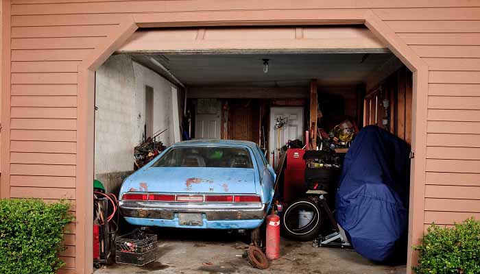 Cluttered Garage