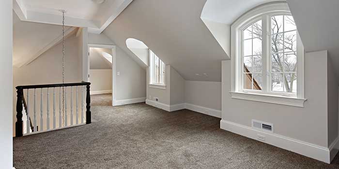 Large attic space converted to living space